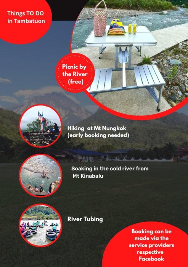 Rainbow Lodge Tambatuon Kota Belud Eksteriør bilde